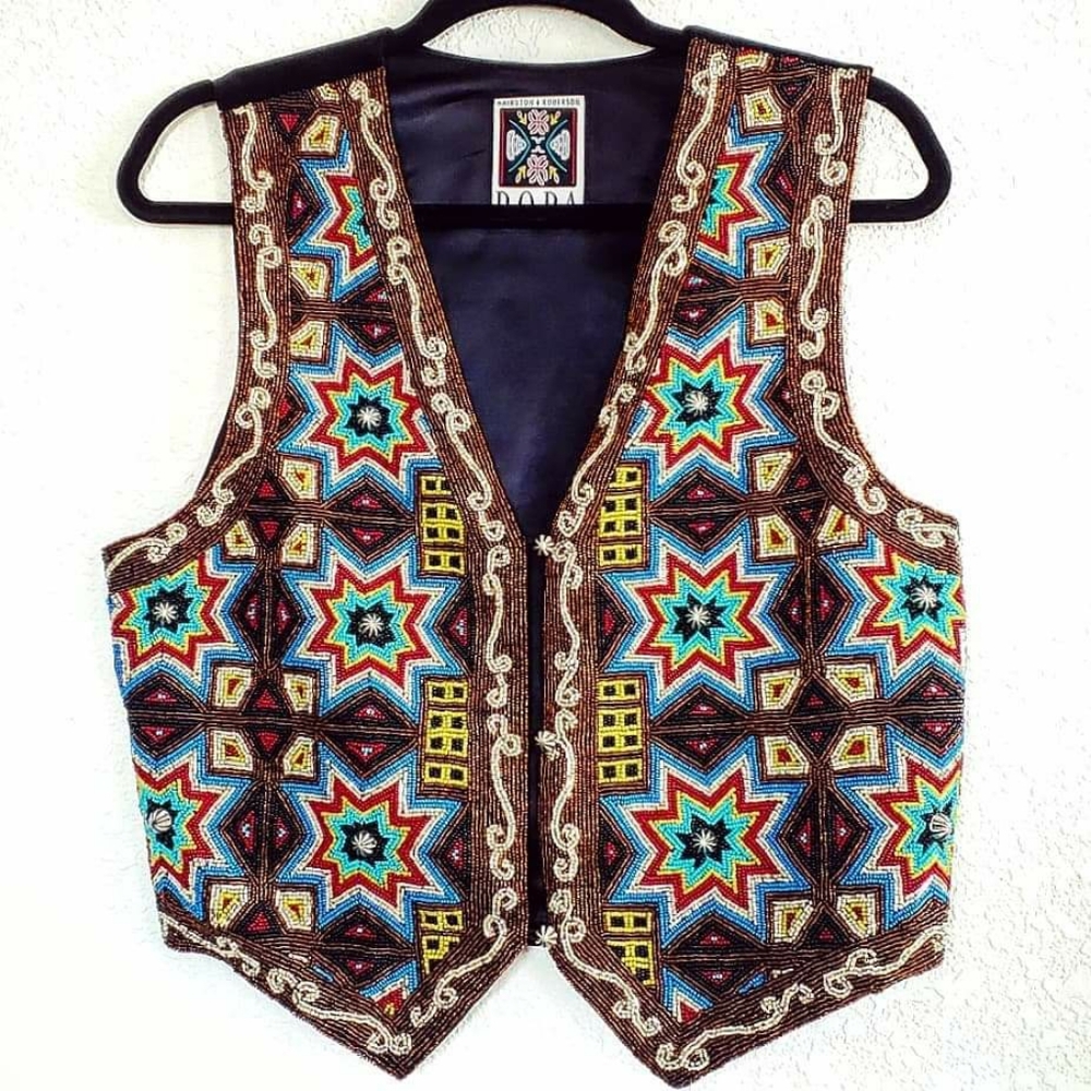 Vintage southwest Hairston Roberson Ropa vest